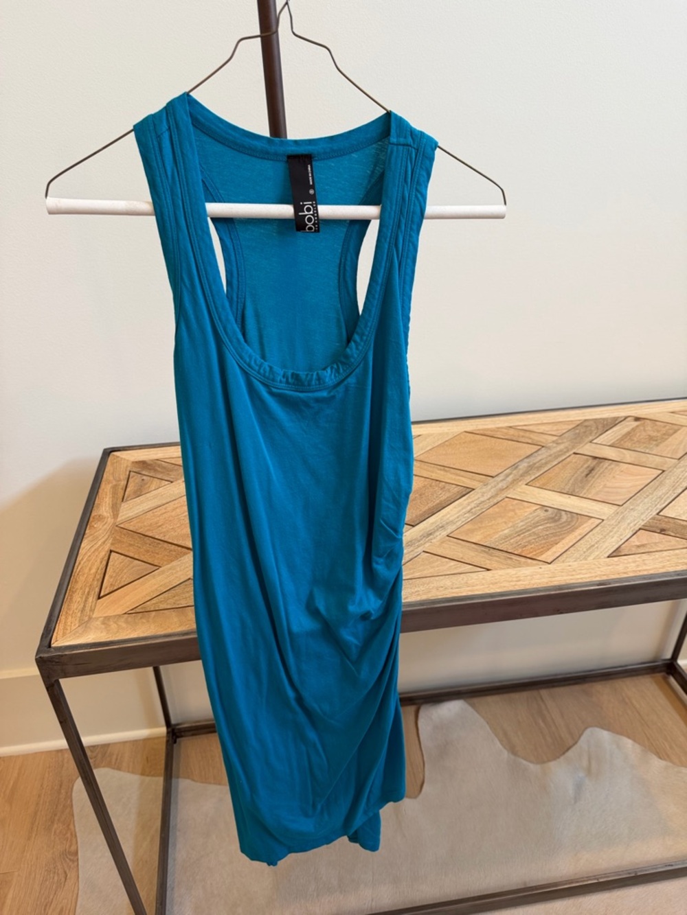 Mobi Teal Racerback Tank